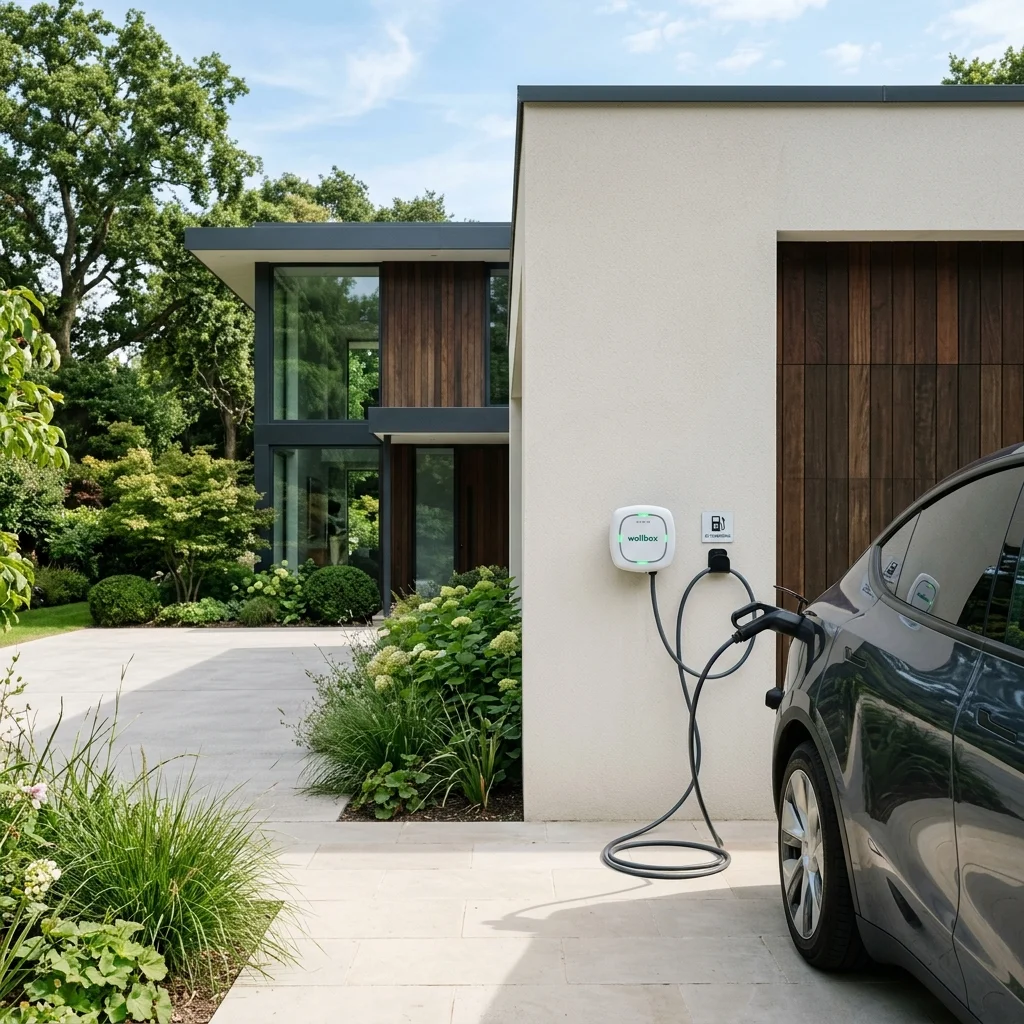 Installation borne de recharge pour voiture électrique
